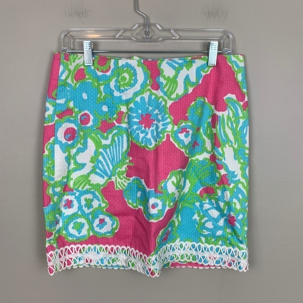 Lilly Pulitzer Lavender Lave Skirt - Pink It's a Delicacy - Size 4